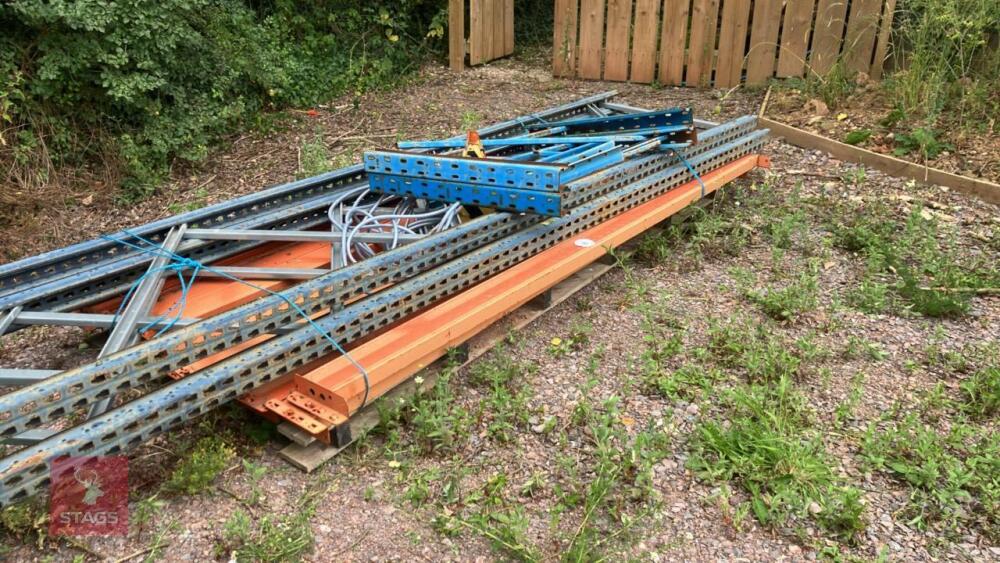 PALLET OF METAL PALLET RACKING