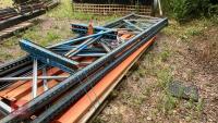 PALLET OF METAL PALLET RACKING - 8