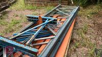 PALLET OF METAL PALLET RACKING - 9