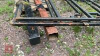 2 LARGE METAL BOX SECTION GATES & POSTS - 11