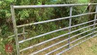 12' GALVANISED FIELD GATE - 2