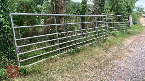 15' GALVANISED FIELD GATE