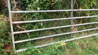 14' GALVANISED FIELD GATE - 3