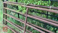 2 x 14' METAL YARD GATES - 8
