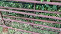 2 x 14' METAL YARD GATES - 9