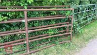 2 x 14' METAL YARD GATES - 10