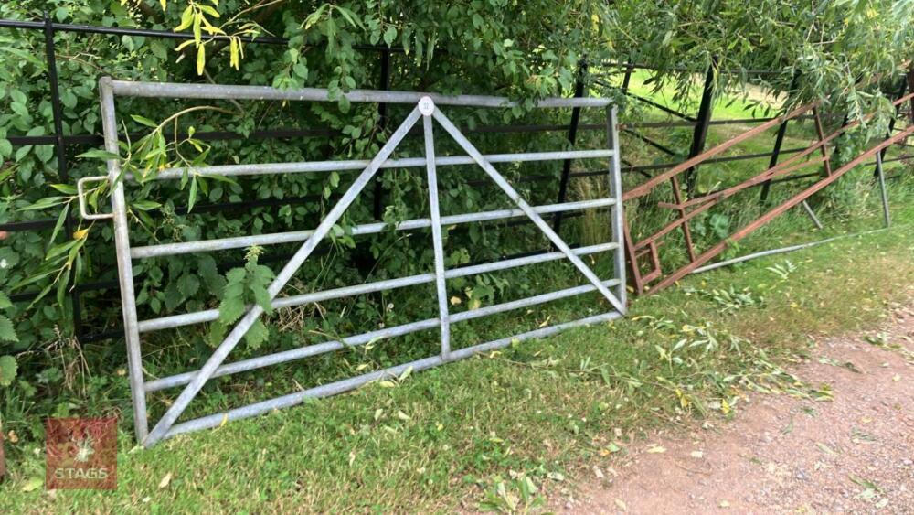 8' GALVANISED YARD GATE