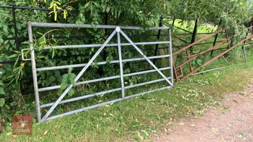 8' GALVANISED YARD GATE