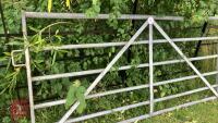 8' GALVANISED YARD GATE - 2