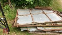PALLET OF 2 SHEETED DOORS - 2