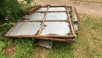 PALLET OF 2 SHEETED DOORS - 9