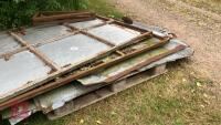PALLET OF 2 SHEETED DOORS - 10