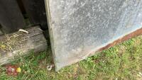 8' GALVANISED SHEETED DOOR - 3