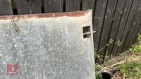 8' GALVANISED SHEETED DOOR - 4