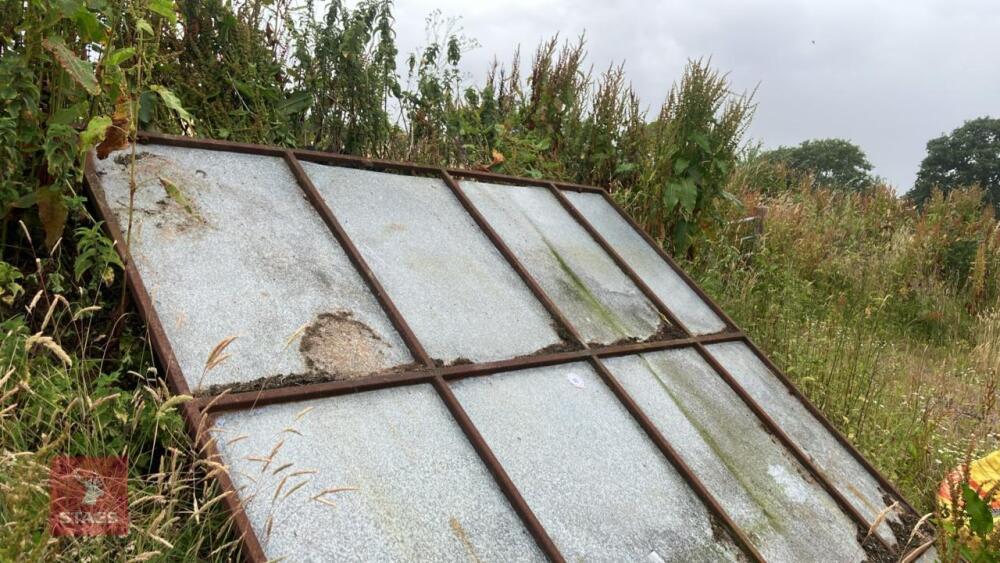 8' 10'' METAL SHEETED DOOR
