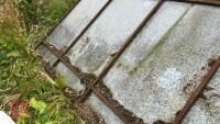 8' 10'' METAL SHEETED DOOR - 8
