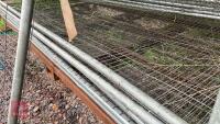 16 HERAS FENCING PANELS - 11