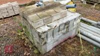 PALLET OF 17 CONCRETE DISHED CHANNELS - 3