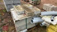 PALLET OF 17 CONCRETE DISHED CHANNELS - 5