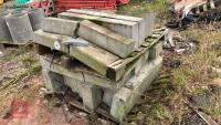 PALLET OF VARIOUS CONCRETE KERB STONES - 2