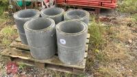 10 CONCRETE MANHOLE RISERS