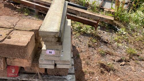 6 CONCRETE DRIVEWAY KERBS