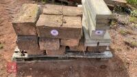 12 USED 6'' CONCRETE BLOCKS