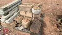 12 USED 6'' CONCRETE BLOCKS - 3