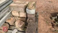 12 USED 6'' CONCRETE BLOCKS - 4