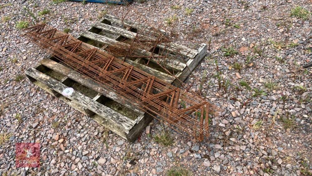 9 6' CONCRETE REINFORCING 'A' FRAMES