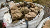3 DUMPY BAGS WHITE LIAS BUILDING STONE - 3