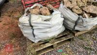 3 DUMPY BAGS WHITE LIAS BUILDING STONE - 5