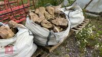 3 DUMPY BAGS WHITE LIAS BUILDING STONE - 6
