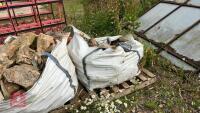 3 DUMPY BAGS WHITE LIAS BUILDING STONE - 10
