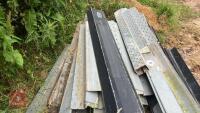 MIXED PILE OF METAL LINTELS - 8