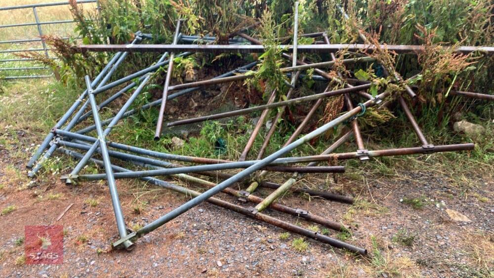 PILE OF METAL PIPEWORK