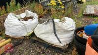 HALF DUMPY BAG OF BARK CHIPPINGS