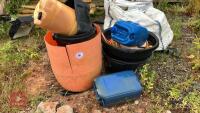 VARIOUS TRUGS, BUCKETS AND BARRELS