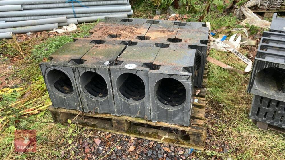 8 ACO ROAD DRAINS