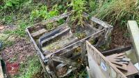 2 WOODEN BASKETS OF PAVING & PATIO SLABS - 5