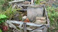 2 WOODEN BASKETS OF PAVING & PATIO SLABS - 10