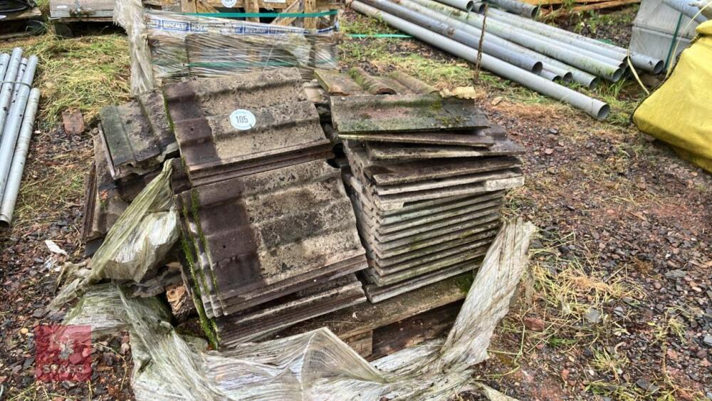 PALLET OF MARLEY ROOF TILES