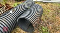 2 LENGTHS OF 20'' DIAMETER DRAINAGE PIPE - 2
