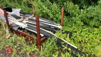 METAL STILLAGE AND PLASTIC GUTTERING ETC - 2