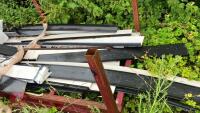 METAL STILLAGE AND PLASTIC GUTTERING ETC - 3