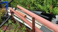 METAL STILLAGE AND PLASTIC GUTTERING ETC - 5