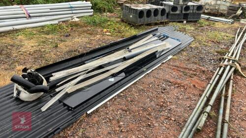 BLACK PAINTED CORRUGATED SHEETS