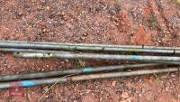 6 LENGTHS OF METAL CUBICLE PIPE - 3