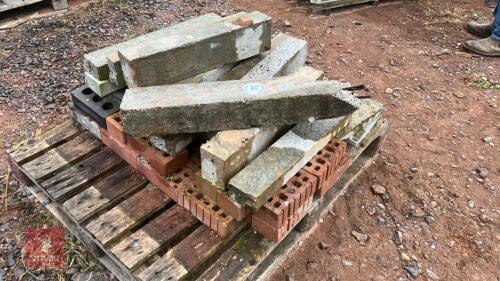 PALLET OF LINTEL OFFCUTS ETC
