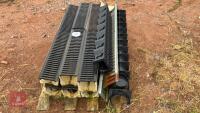 8 x 1 METRE LENGTHS OF ACO DRAIN CHANNEL - 6